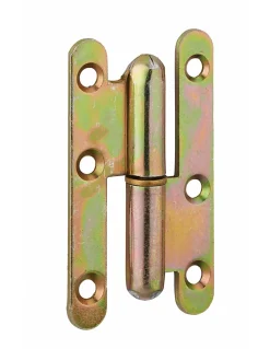 Paumelle de Paris porte d'entrée / d'intérieur, 80x45mm, acier, droite -^Thirard Best