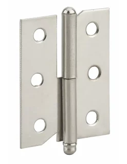 Paumelle de porte de meuble / porte légère, 50x40mm, acier, gauche -^Thirard Clearance