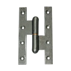 Paumelle FF GE bouts carrés noeuds ronds - FAURE Argent 160 x 90 mm Droite^Faure Et Fils