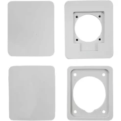 Pcsn6pt - Coffret Pour Prise étanche Ip65 - Prédécoupage 2 Prises - 1 Rangée De 6 Modules - Star^Ide Hot