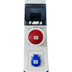 Pcsn6pt - Coffret Pour Prise étanche Ip65 - Prédécoupage 2 Prises - 1 Rangée De 6 Modules - Star^Ide Hot