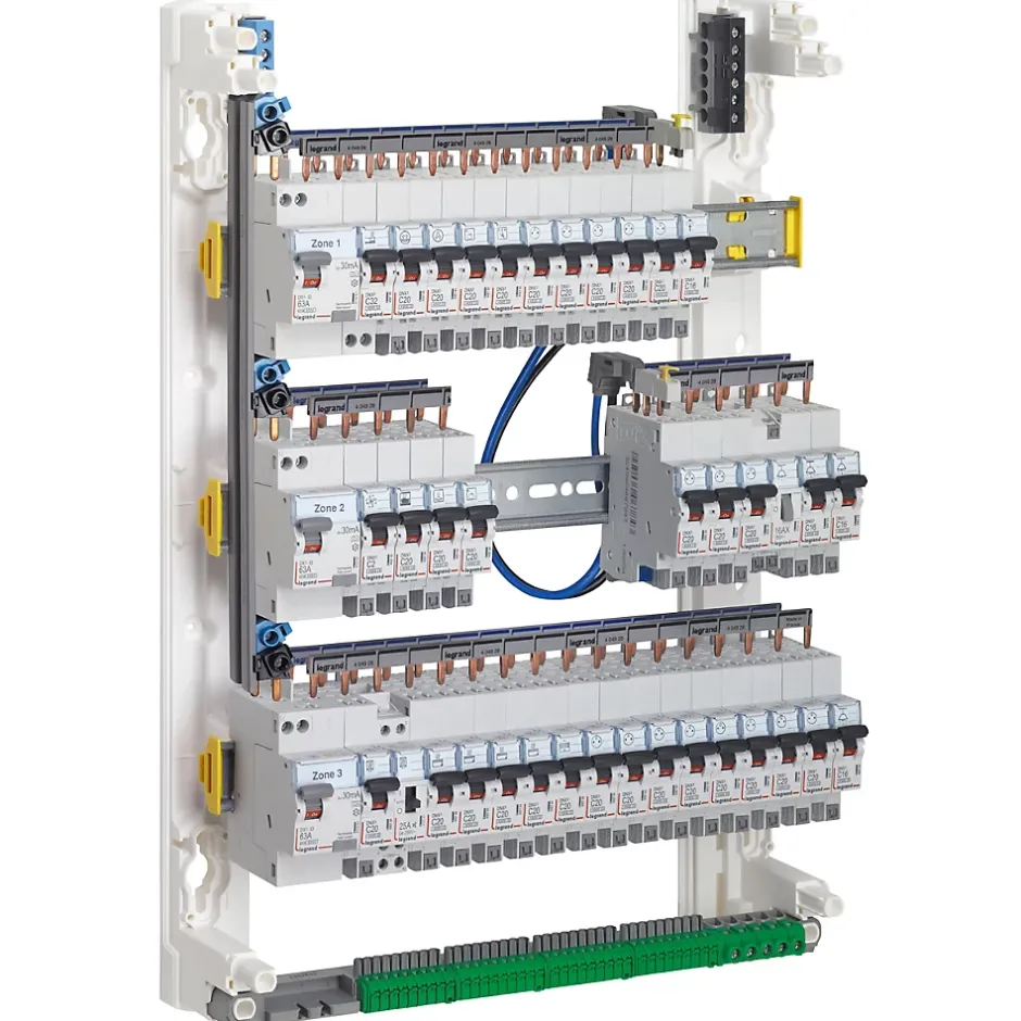 Peigne d'alimentation verticale 3 rangées-Legrand Clearance