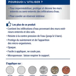 Peinture cave & sous-sol intérieur satin 2,5L^Ripolin New