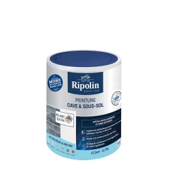 Peinture cave & sous-sol intérieur satin 0,75L^Ripolin New