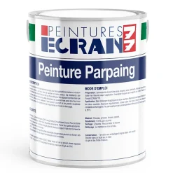 Peinture parpaing, bloc béton, agglo béton, peinture professionnelle opacifiante, sans odeur, mur intérieur, extérieur -5 l-Ecran77 New