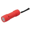 Petite lampe torche LED caoutchoutée rouge 27 lumens-Diall Clearance