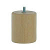 Pied de lit cylindrique H. 80 mm x ø68 mm verni^Bar plus Outlet