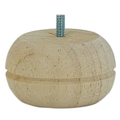 Pied de lit model 05 H. 50 mm x Ø 85 mm brut^Bar plus Sale