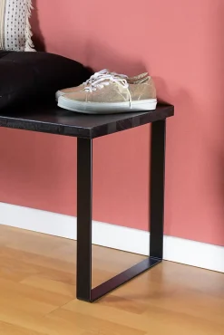 Pied de meuble cadre en acier noir Cime H. 40 cm^ Hot