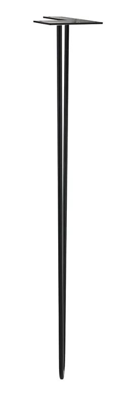 Pied de meuble en triangle en acier noir Cime H. 71 cm^ Best