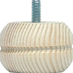 Pied de meuble model 25 H. 40 mm x ø 65 mm pin brut^Bar plus New