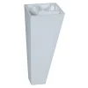 Pied de meuble triangulaire H. 100 mm x 45 mm x 45 mm blanc-Evoludis Sale