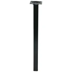 Pied de table 25 x 25 x H. 800 mm noir-Diall