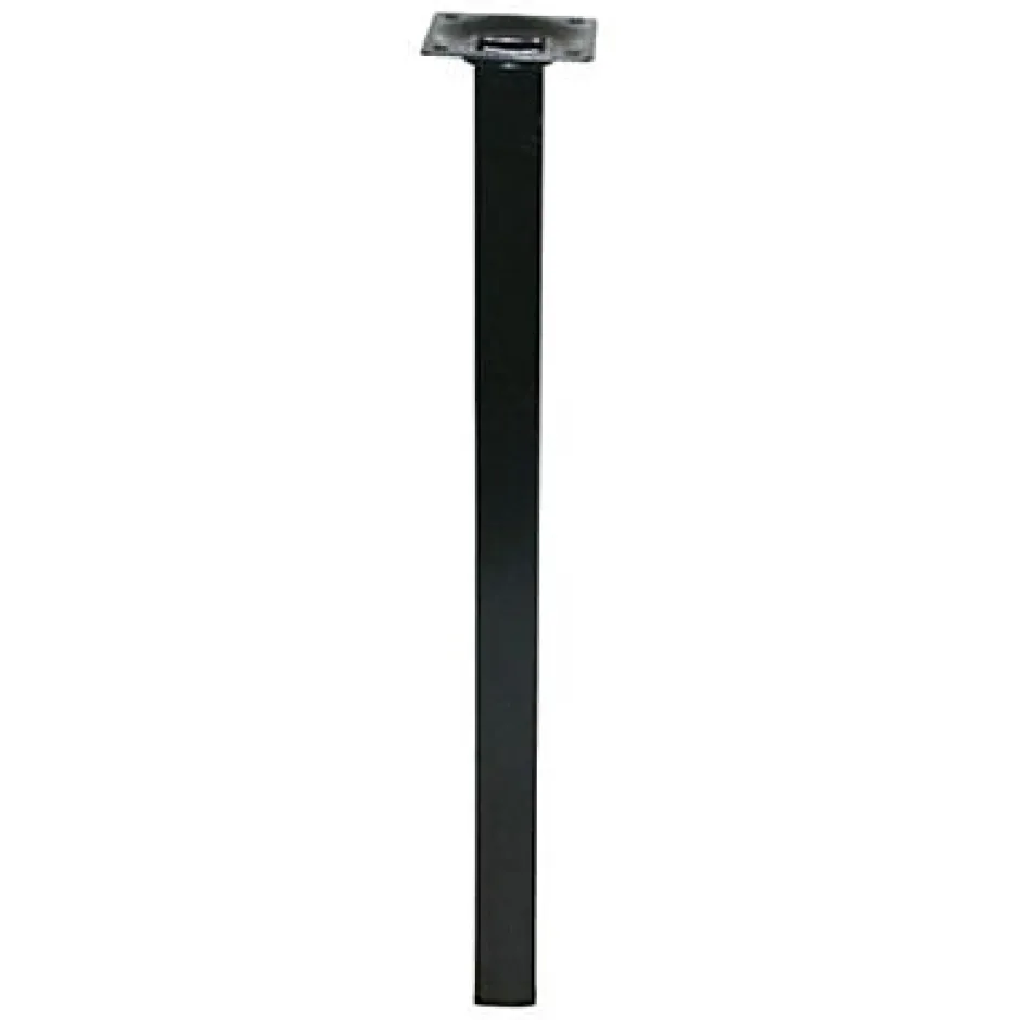 Pied de table 25 x 25 x H. 800 mm noir-Diall