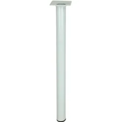 Pied de table ø30 x H. 350 mm blanc-Diall Discount