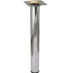 Pied de table ø30 x H. 500 mm chrome-Diall
