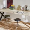 Pied de table modèle X H. 71 cm métal noir^Mottez Best