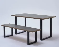 Pied de table rectangle H. 71 x l. 59 cm métal noir^Mottez New