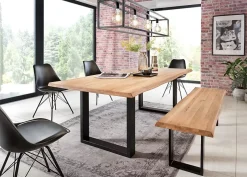 Pied de table rectangle H. 71 x l. 59 cm métal noir^Mottez New