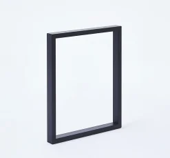 Pied de table rectangle H. 71 x l. 59 cm métal noir^Mottez New