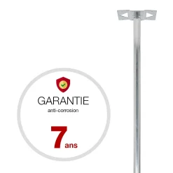 Pied elliptique Aluminium brut-Renz Outlet