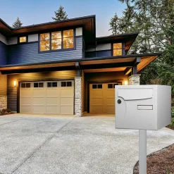 Pied elliptique Blanc neige brillant RAL 9016B^Renz