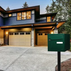 Pied elliptique Vert brillant RAL 6005B-Renz