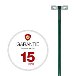 Pied elliptique Vert brillant RAL 6005B-Renz