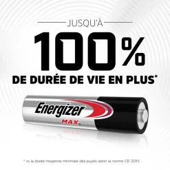 Pile AAA LR3 Max vendue par 16 pièces^Energizer Best