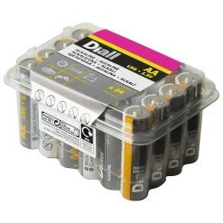 Pile alcaline AA (LR6) , lot de 24^Diall Clearance