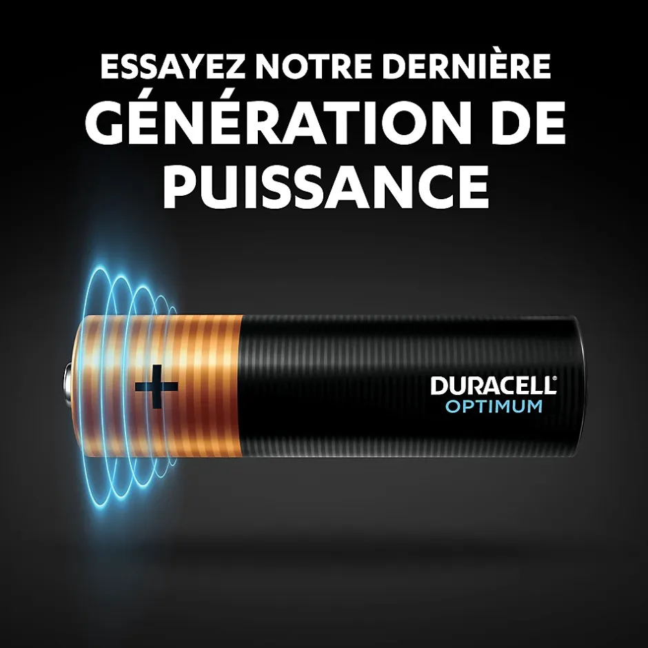 Pile alcaline AA (LR6) Optimum, lot de 8-Duracell Discount