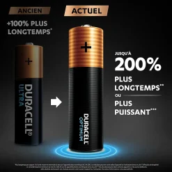 Pile alcaline AA (LR6) Optimum, lot de 6^Duracell Best