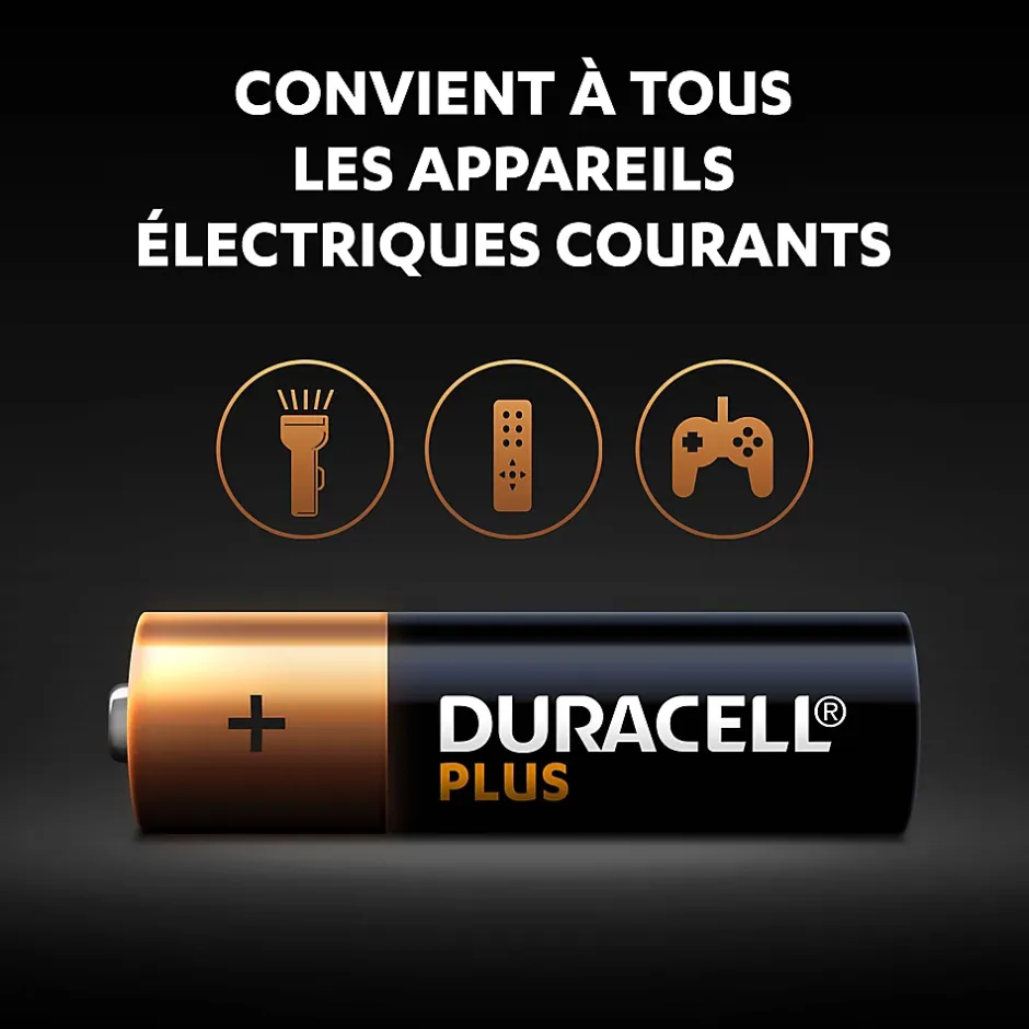 Pile alcaline AA (LR6) Plus, lot de 18-Duracell Outlet