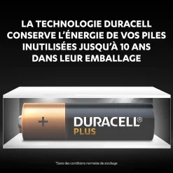 Pile alcaline AA (LR6) Plus, lot de 8^Duracell New
