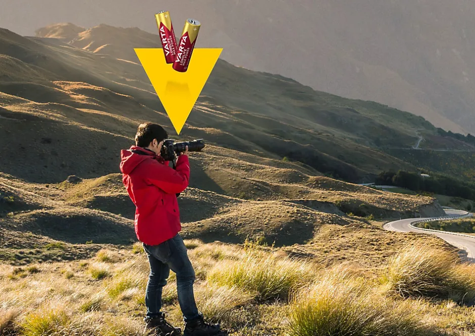 Pile alcaline AA (LR6) Long-life Max Power, lot de 8^Varta