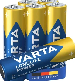 Pile alcaline AA (LR6) Long-life Power, lot de 6^Varta Discount