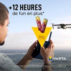 Pile alcaline AA (LR6) Max Tech, lot de 6 + 2 gratuites^Varta Sale