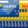 Pile alcaline AA LR6 Longlife Power, lot de 20-Varta Best