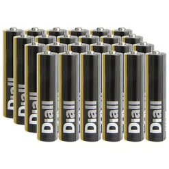 Pile alcaline AAA (LR03) non rechargeable, lot de 24-Diall Sale