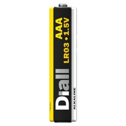 Pile alcaline AAA (LR03) non rechargeable, lot de 24-Diall Sale