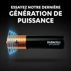 Pile alcaline AAA (LR03) Optimum, lot de 4-Duracell Hot