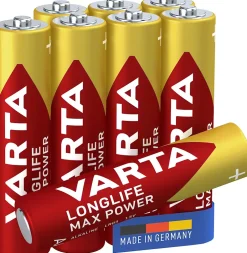 Pile alcaline AAA (LR03) Long-life Max Power, lot de 8-Varta Sale
