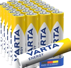 Pile alcaline AAA (LR03) , lot de 24-Varta New