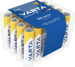 Pile alcaline AAA (LR03) , lot de 24-Varta New