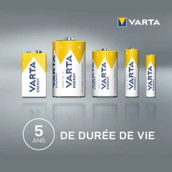 Pile alcaline AAA (LR03) , lot de 24-Varta New