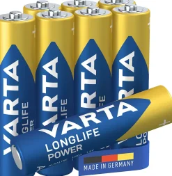 Pile alcaline AAA (LR03) High Energy Premium, lot de 8^Varta Discount