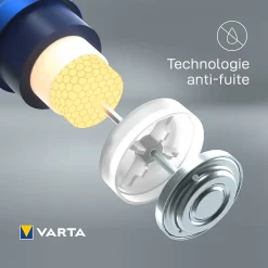 Pile alcaline AAA (LR03) Long-life Power D, lot de 4^Varta Clearance