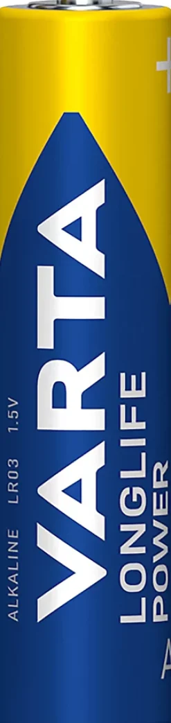 Pile alcaline AAA (LR03) Long-life Power, lot de 12^Varta