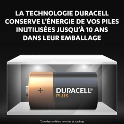 Pile alcaline C (LR14) Plus, lot de 2-Duracell Best