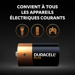 Pile alcaline C (LR14) Plus, lot de 2-Duracell Best